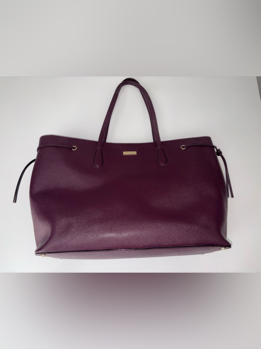 Kate Spade Laurel Way Ari Large Tote Purple Saffiano Leather - Picture 6 of 16